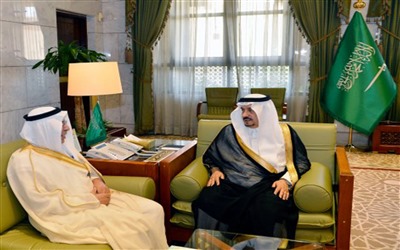 سمو أمير الرياض يستقبل رئيس مجلس إدارة الجمعيات التعاونية